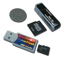 Ultra-compact InnoDisk NAND-flash drives and readers