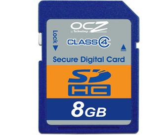 OCZ SDHC 8GB memory card