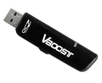 The OCZ VBoost USB 2.0 flash drive