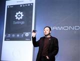 HTC CEO Peter Chou showcases HTC Touch Diamond in Taiwan