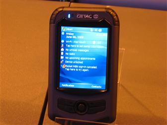 Getac PS535E rugged PDA