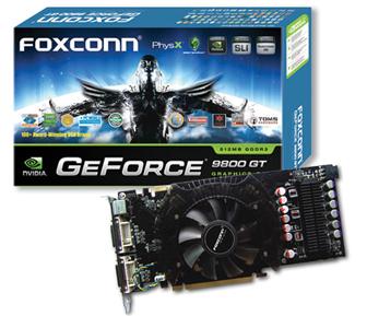Foxconn GeForce 9800 GT graphics card