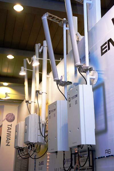 WiMAX base stations offered by Taiwan network-equipment makers
