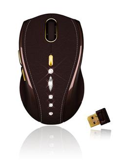 Gigabyte GM-M7800S wireless mouse crafted with Swarovski crystal