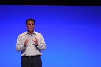 Nokia president and CEO Olli-Pekka Kallasvuo addressing at Nokia World 2009