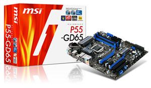 MSI P55-GD65 motherboard