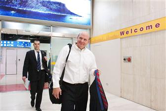 Microsoft CEO Steve Ballmer arrives in Taipei
