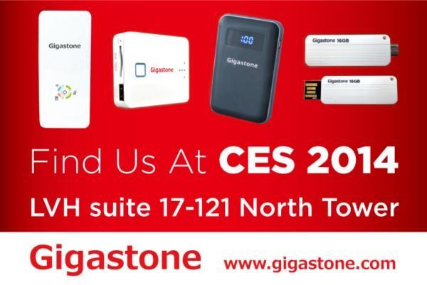 Gigastone set to make North American debut at CES 2014
