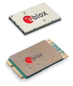 u-blox' TOBY-L2 and MPCI-L2 4G LTE modules support high-bandwidth automotive, networking and video applications with 2G and 3G fallback