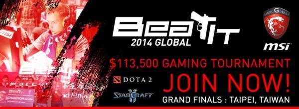 Massive $110000 up for grabs during MSI Beat IT 2014 Global