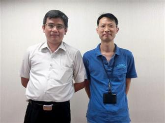 Chien-Hsiu Huang (left) and Min-Yu Liou, managers of Tatung Company.
