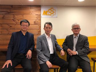 MSS COO Yung-Shun Liao, Chairman Gino Leou, CTO Dr. JC Chen (left to right)