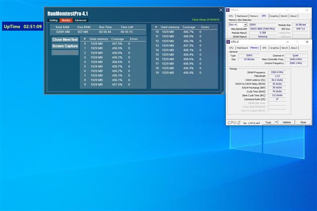 The screenshot shows a G.SKILL memory kit validated with the use of high performance Samsung DDR5 ICs