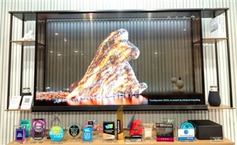 Photo: The LG Signature OLED TV won the CES 2024 best innovative award. Credit: LG
