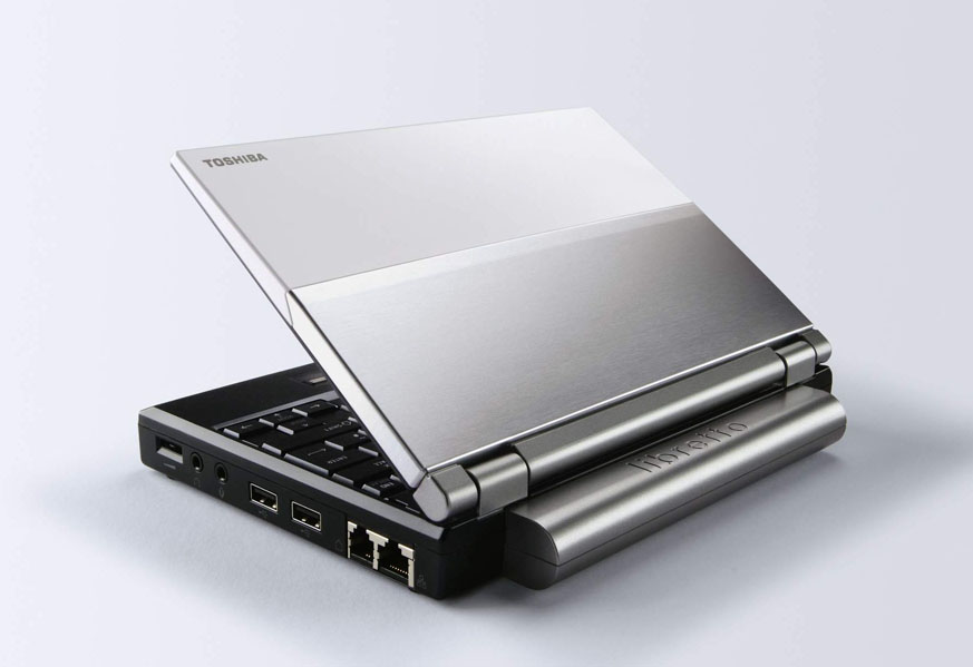 Toshiba Libretto U100, with a 7.2-inch panel