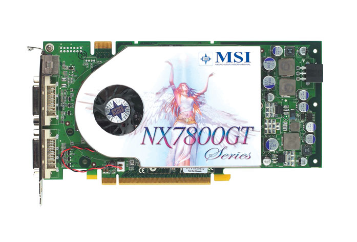 Taiwan market: MSI launches Nvidia GeForce 7800GT card