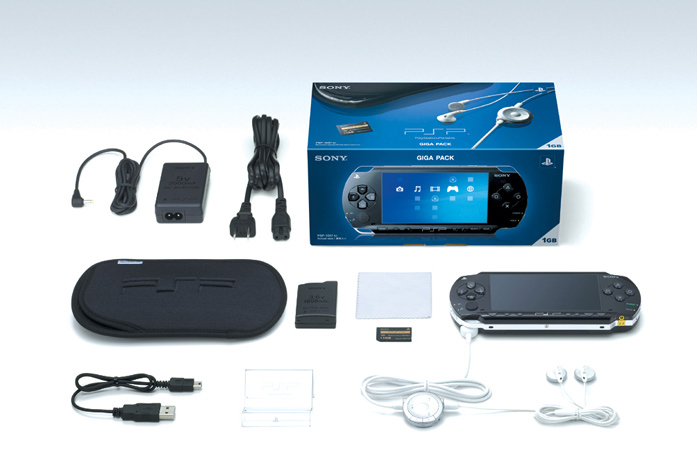 PSP GIGA pack ready for sale in Taiwan