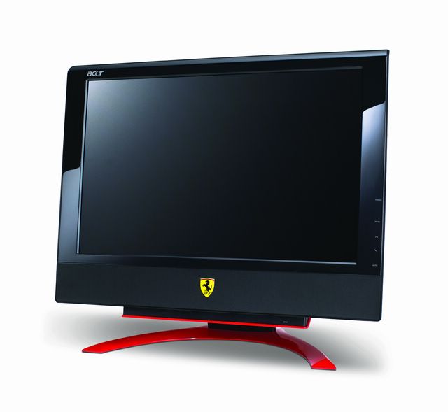 Acer debuts 20-inch widescreen Ferrari LCD monitor