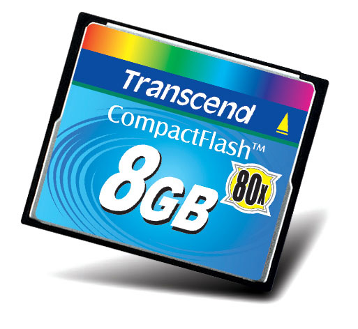 Transcend introduces high-density 8GB CF card
