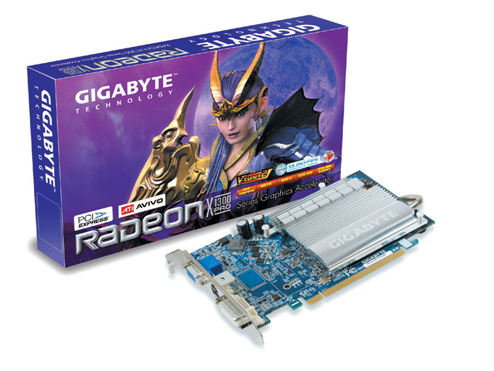 Gigabyte introduces Radeon X1300 graphics card