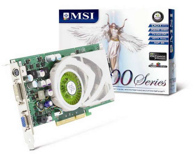 MSI launches NX7800GS graphic card for AGP users