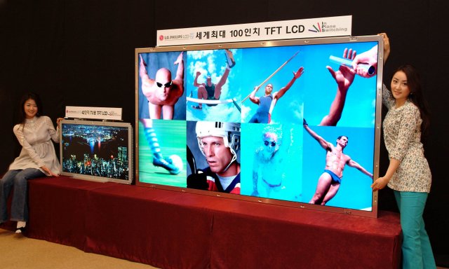 LG.Philips LCD develops 100-inch LCD panel