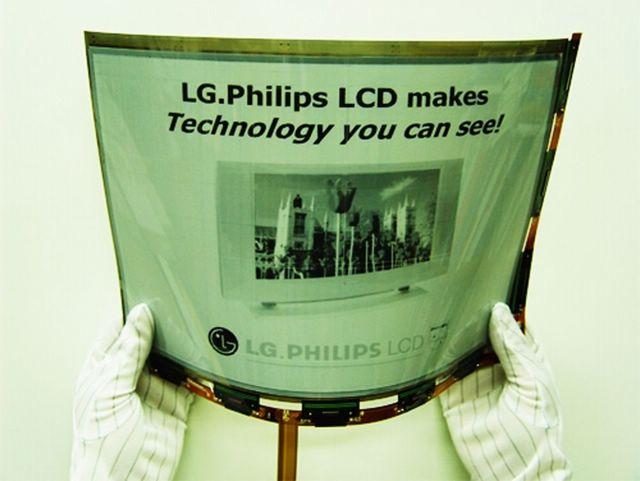 LG.Philips LCD's 14.1-inch flexible display