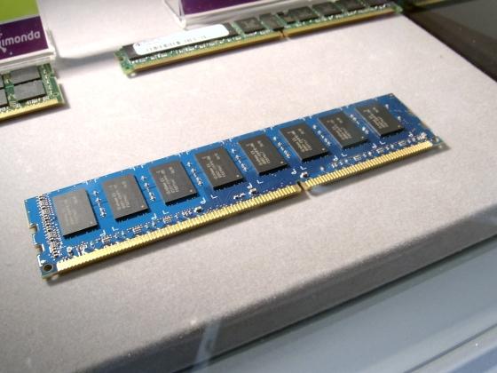 Qimonda DDR3 module prototypes