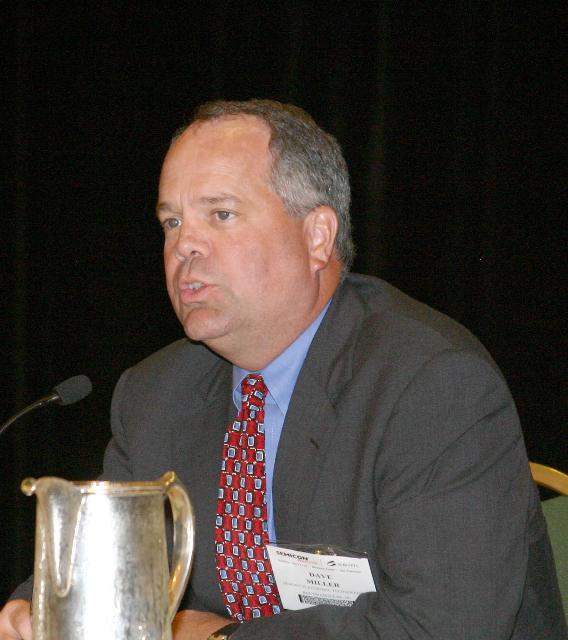 DuPont Electronic Technologies vice president & GM David B Miller speaking at SEMICON West 2006