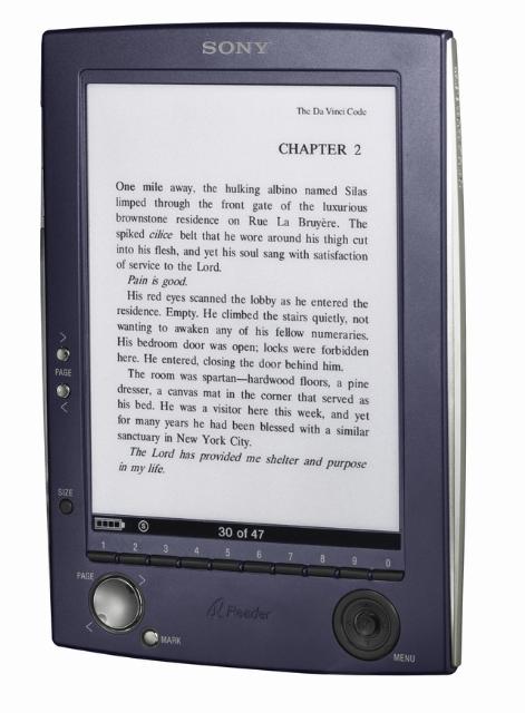 Sony portable e-book reader to hit market next month