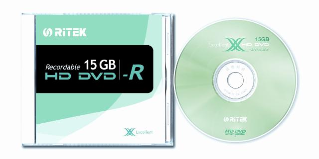 Ritek HD DVD discs