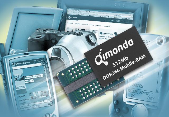 Qimonda starts sampling 183MHz DDR366 mobile RAM