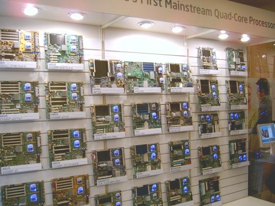 Motherboards for Intel quad-core CPUs