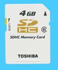 Toshiba advances SDHC card data write speed to 20MB/s