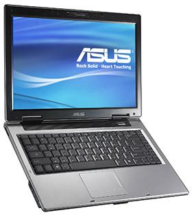 Asustek A8Jr notebook series with ATI Mobility Radeon X2300 GPU