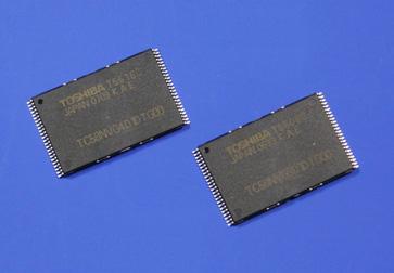 Toshiba's 56nm NAND flash memory chips