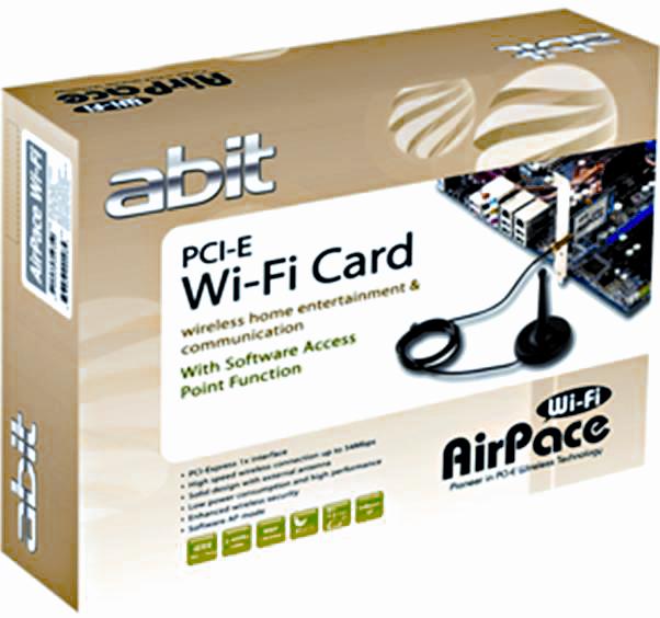 Universal Abit introduces PCI-E Wi-Fi card