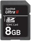 SanDisk introduces 8GB SDHC card for digital cameras