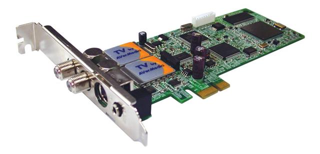 The Avermedia AVerTV Combo PCIe High Definition and Analog PCI Express TV Tuner