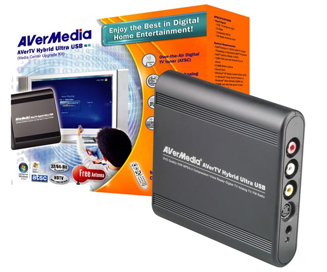 The Avermedia AVerTV Hybrid Ultra USB High Definition and Analog USB TV Tuner