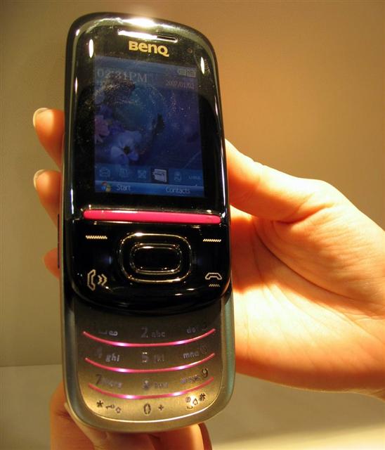 The BenQ T80 slider phone