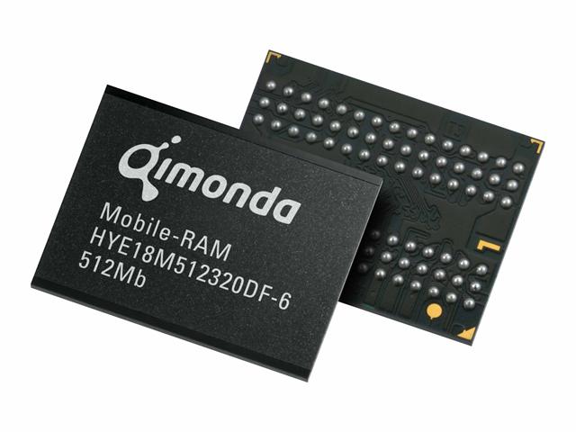 Qimonda starts sampling 512Mb mobile RAM