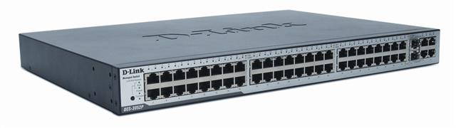 The D-Link xStack DES-3052P 48-port stackable managed switch