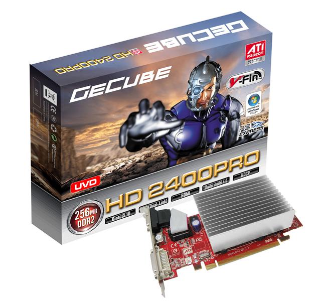 GeCube GC-VHD24PL2-D3 graphics card with V-Fins heatsink<br>