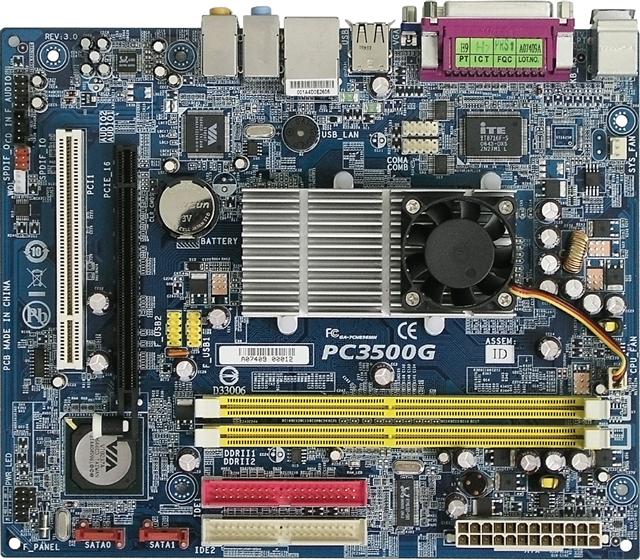 VIA pc3500 motherboard
