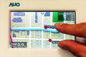 AUO introduces 4.3-inch in-cell multi-touch panel
