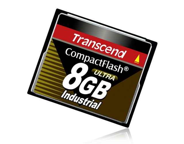Transcend 8GB Ultra Speed industrial CompactFlash memory card
