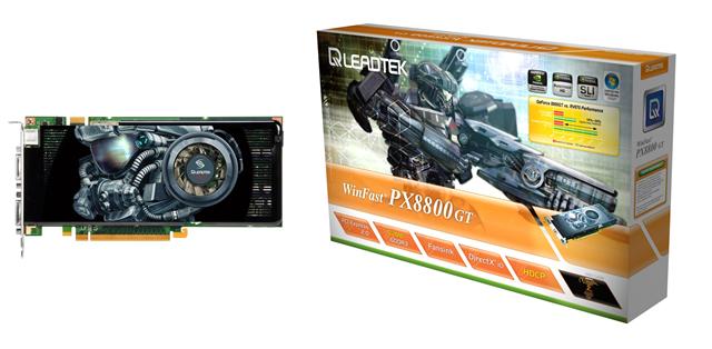 Leadtek PX8800 GT graphics card<br>