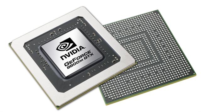 Nvidia GeForce 8800M notebook GPUs