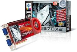 MSI R3870X2 graphics card<br>